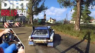 MG Metro 6R4 | DiRT Rally 2.0 Group B | Wheelcam Gameplay T300RS