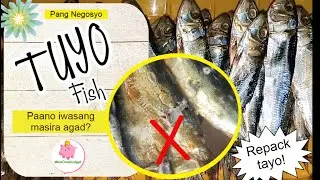 TUYO (Dried Fish) Pang Negosyo - Paano ma store ng matagal? REPACK TAYO! ❤️ MissOnaBudget