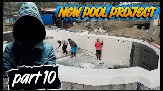New pool project,Part 10, #poolbuilders