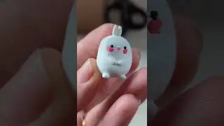 new model: Molang designed on #nomadsculpt  😍😍😍 #3dprinting #satisfying #cute #kawaii