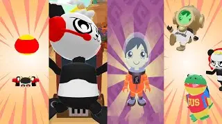TAG WITH RYAN COMBO PANDA VS RALLY RACER RYAN VS UFO RYAN VS INVISIBLE RYAN EGG FUNNY GAMEPLAY