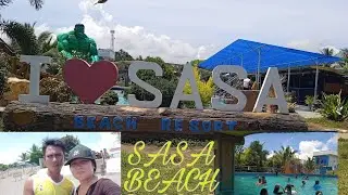 ATIGA FAM. SWIMMING AT SASA BEACH RESORT/RITCHEL DIALDE