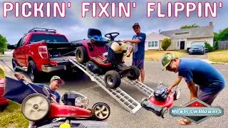 PICKING TORO CARCASS OF CRAP MTD LAWNMOWER SELLING FIXING REPAIRING FLIPPING & INSTALLING A NEW SHED