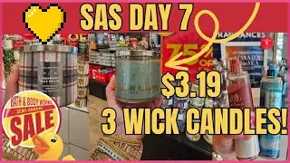 SAS DAY 7 | $3.19 3 Wick Christmas Candles | Price Drops | New Bodycare | #bathandbodyworks #sas