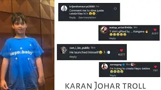 Karan johar troll || vj bollywood ||