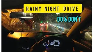 Monsoon + Night Driving = High Risk! | Driving Tips for Rainy Roads
