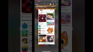 never search up your favorite characters￼