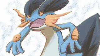 daily pokemon draw #260 | Swampert