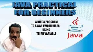 HOW TO SWAP TWO NUMBER USING THIRD VARIABLE | JAVA Example | Tamil Software