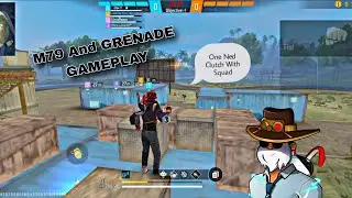 ONE GRENADE CLUTCH WITH SQUAD 🔥 AND M79 GAMEPLAY/ GARENA FREE FIRE