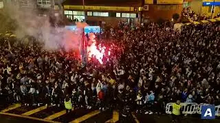 Así recibió la afición al Celta en Balaídos antes del partido de Copa ante la Real Sociedad