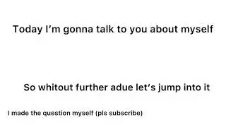 Q&N #1
