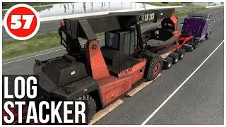ATS | Log Stacker - Forestry Machinery DLC | American Truck Simulator Career | Episode 57