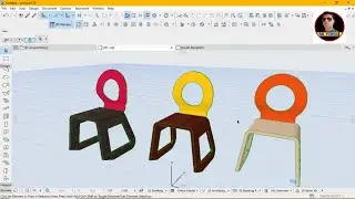| Archicad Tutorial | - | Solo 3D Colorful Chair | Useful video | rkvideo1 |