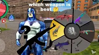 rope hero all powerful guns 💪 | rope hero vice town game