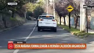 Hernán Calderón Argandoña es trasladado al Centro de Justicia