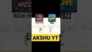 WCC vs WCC lite gaming video #shorts #cricket
