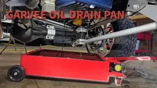 GARVEE 20 Gallon Electric Oil Drain Pan! 6.7 POWERSTROKE oil changes made EASY!! #foryou 