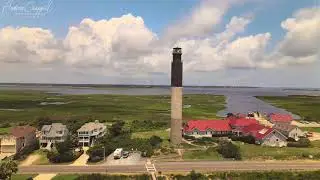 Oak Island Lighthouse, NC, U.S.  4K