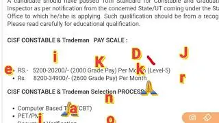 CISF Constable Vacancy 2021 | cisf constable bharti 2021 | CISF Constable Recruitment 2021 Apply now