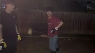 kickboxing with mma sparing gloves