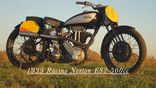 1939 Norton ES2 MOTORCYCLE RACING Broadford Southern Classic 2019 Titled 