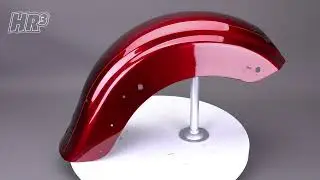 HR3 Velocity Red Sunglo 2017S Motorcycle Rear Fender For Harley CVO Limited Touring 2009-2022