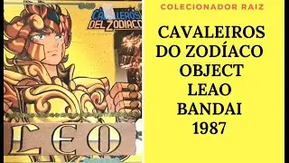 Cavaleiros do Zod&iacute;aco Object de Le&atilde;o Die Cast Vintage Bandai 1987