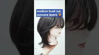하이모최강서초레이디  #가발장이  #헤어장이    medium  hush  cut. concave  layers 💆&zwj;♀️