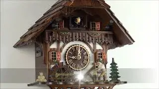 Часы с кукушкой Trenkle 468 QM HZZG мелодия ку-ку