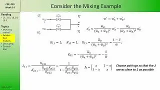 CBE 430 Week 14 04 Blending example and decoupling