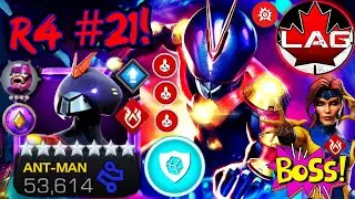 7🌟R4 FAM против Джин Грей, босс войны!! (СЛОЖНЫЙ) Будущий Человек-муравей, ранг 4, #21, демонстра...