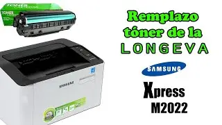 Impresora L&aacute;ser Samsung Xpress M2022 Review y cambio de t&oacute;ner.