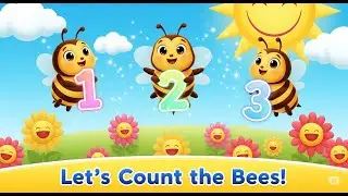 1-2-3 Let&rsquo;s Count the Bees 🐝 | Learn Numbers with Cute Bee Song for Toddlers | KindleTales