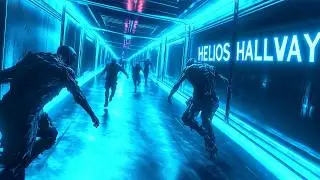 HELIOS HALLWAY with SUPER SPRINTING ZOMBIES (Call of Duty Zombies)