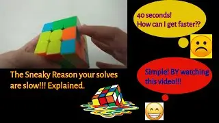 The no.1 Reason why your F2L solves maybe slow