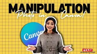 Photo Manipulation in Canva 🤯 | Tutorial for Beginner Designers🔥 #design #canva #treanding 