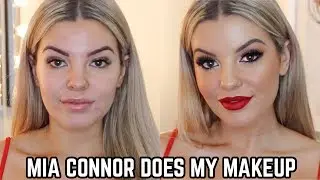 RED LIPS, WINGED LINER & FAUX FRECKLES MAKEUP TUTORIAL WITH MIA CONNOR ❤️ JASMINE HAND