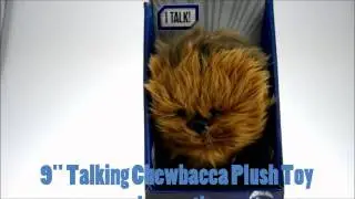 Official Star Wars Chewbacca Chewy talking plush toy