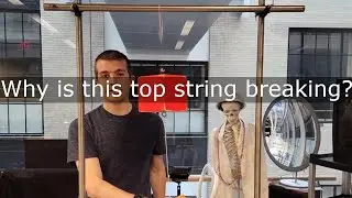 Inertia explained by breaking a string.