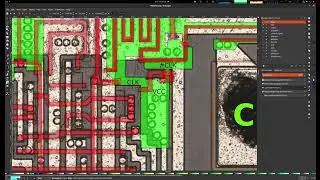 MOS 6526 IC dieshot #3 - All register locations + 