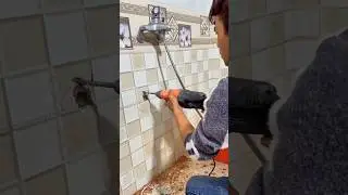 Plumber Breaks Bathroom Tiles to Fix Hidden Leak | Repair in Action