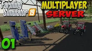 NEBRASKA LANDS USA MULTIPLAYER SERVER DAY 1 | FARMING SIMULATOR 19