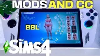 THE SIMS 4 on the Asus Rog Ally Using Mods and CC
