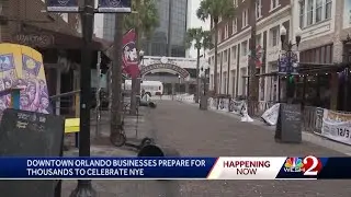 Businesses prepare for thousands to celebrate New Year's Eve in Orlando