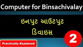 Output Devices in computer | part 1 | Input output devices in gujarati for binsachivalay clerk