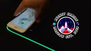 SPUT V1 LARGE CHARGING - процесс зарядки инновационного RGB-коврика с беспроводной зарядкой!