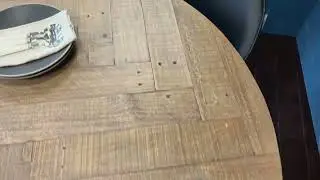 Freemantle Round Reclaimed Wood Dining Table