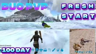 FRESH START, BEST DUO / BASE CONSTRUCTION AND DEFENSE / FULL PVP 100 DAY / ARK MÓBILE, EP 02, O FIM.