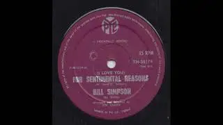 Bill Simpson   I Love You For Sentimental Reasons 1964